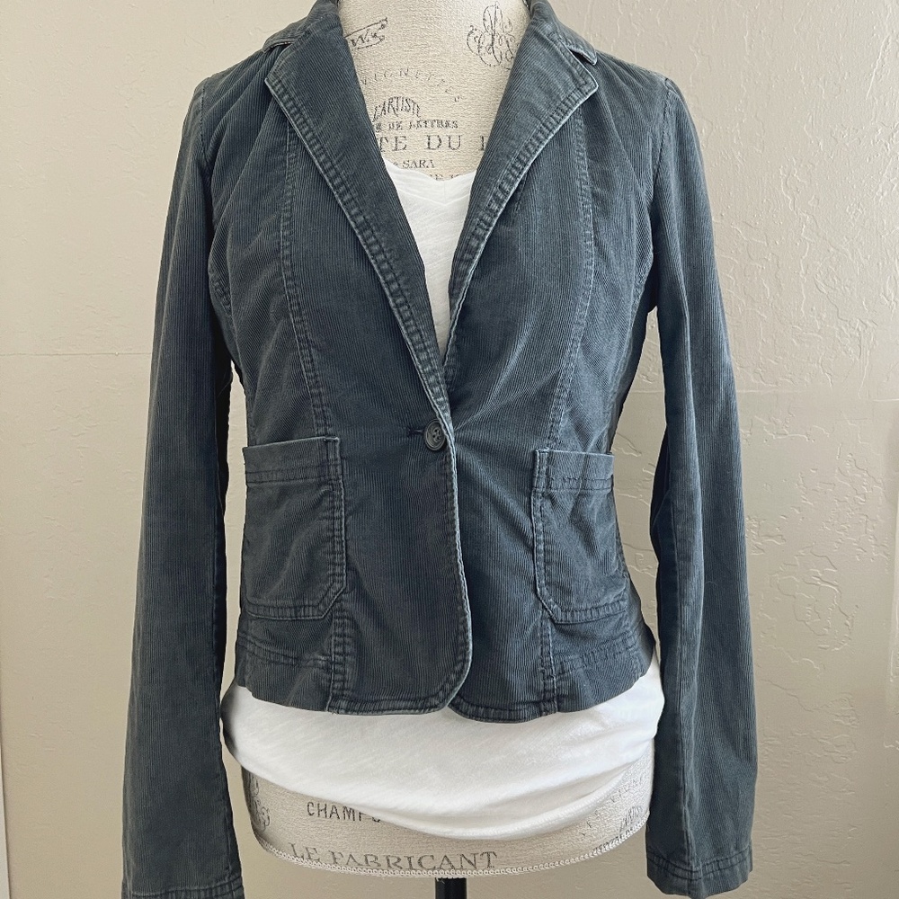 Caslon Gray Corduroy Blazer Size S